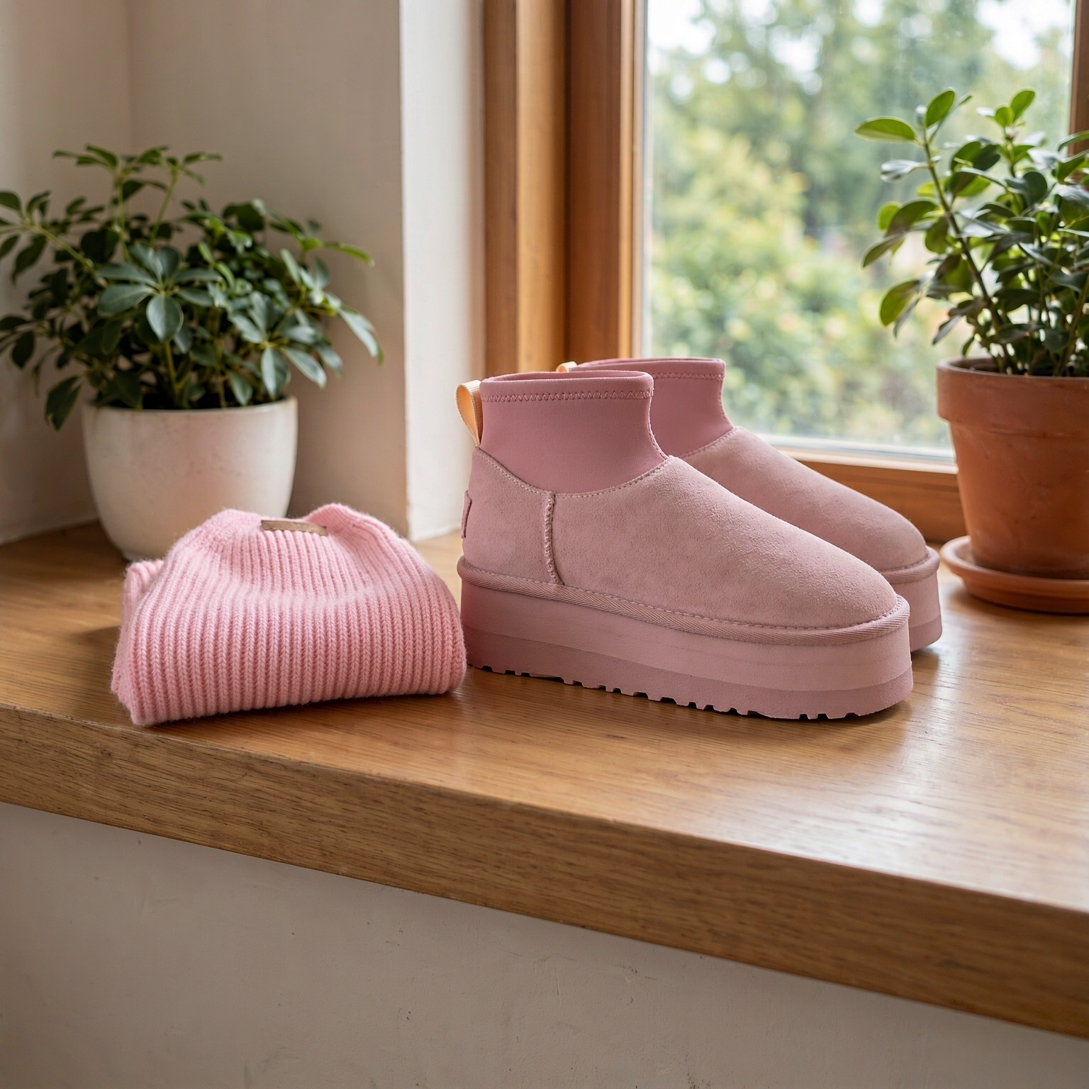 retro unisex sock snow boots Brown grey pink black brand designer suitable for outdoor warm trend wear matching couples 35-45