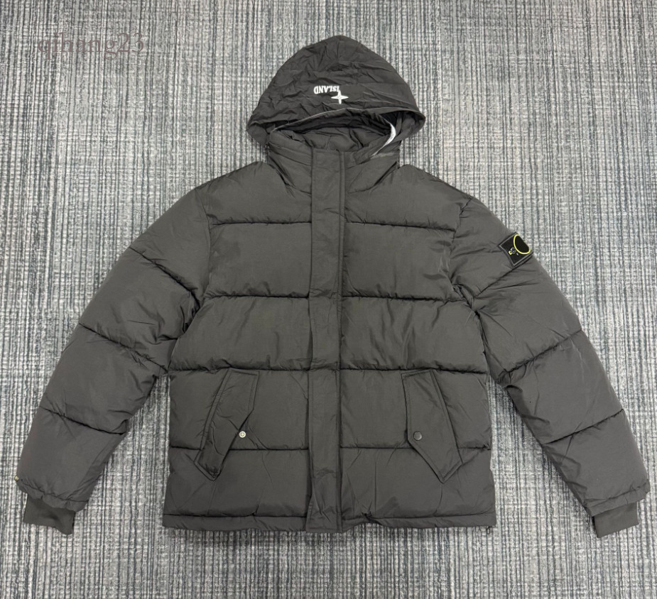 Stone Is Jacket Men Designer Stonely Puffer Jacket Compass Badges Parkas Winter Warm Down Jackets Tie Dye Armband Made Old Washed Outerwear Duck Dow