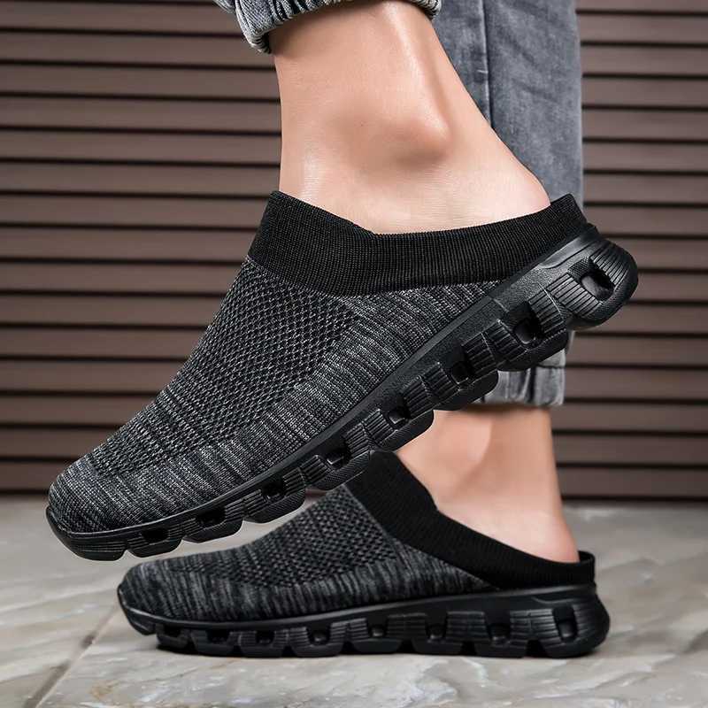 Casual Shoes 2025 Unisex Slippers Loafer Men Fashion Breathable Home Women Thick Bottom Slides Couple Walking Casual Shoes Plus Size Sneakers H26101
