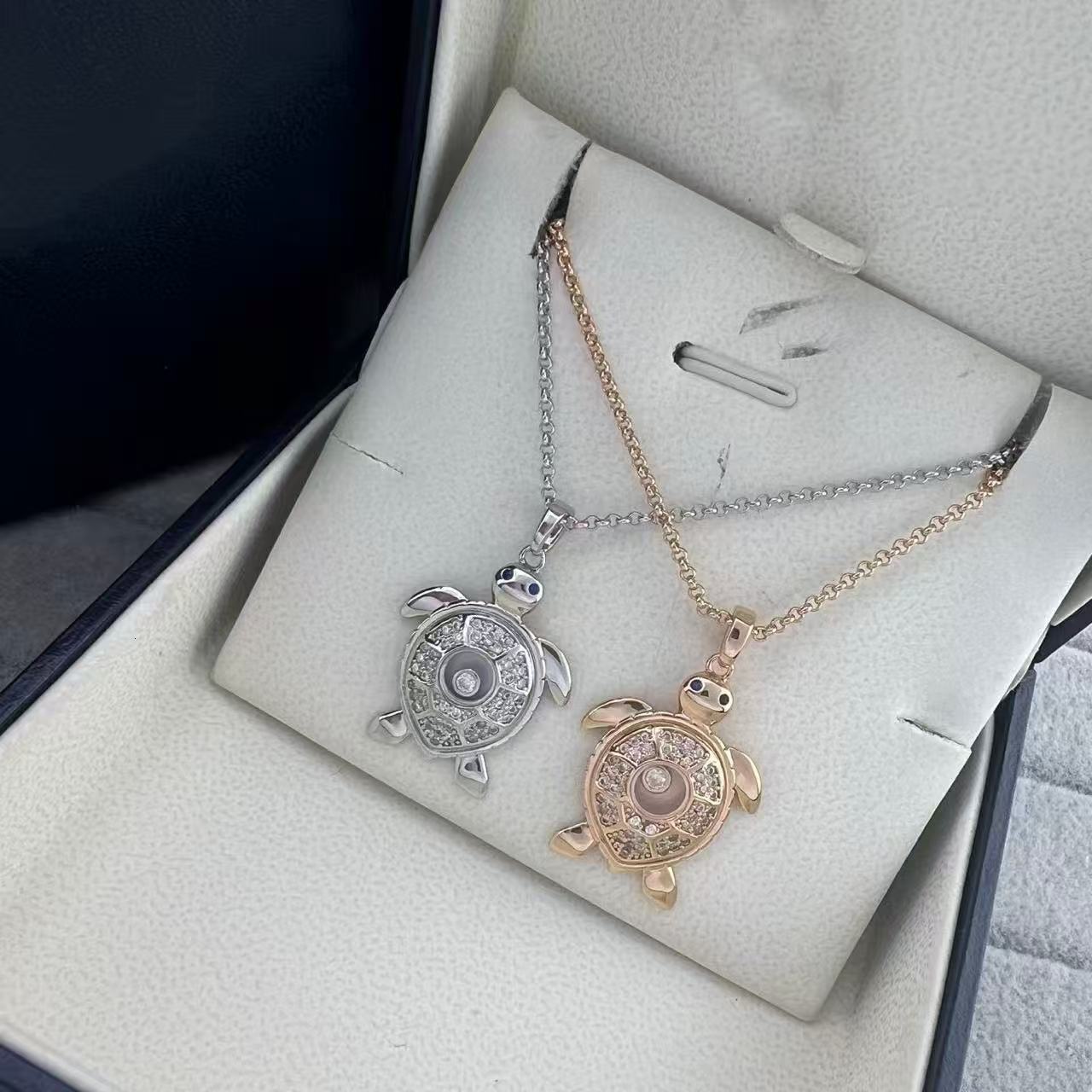 Chopardlies Chopardity Jewelry Necklace Chopars Happy Diamond Designer Necklace For Woman Man And Versatile Clavicle Chain Necklace Jewelry