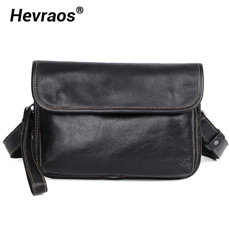 Designer High Quality Genuine Leather Totes Men Bags Natural Cowskin Men Messenger Bag Vintage Men's Cowhide Shoder Crossbody Bag Phe Bag J2610