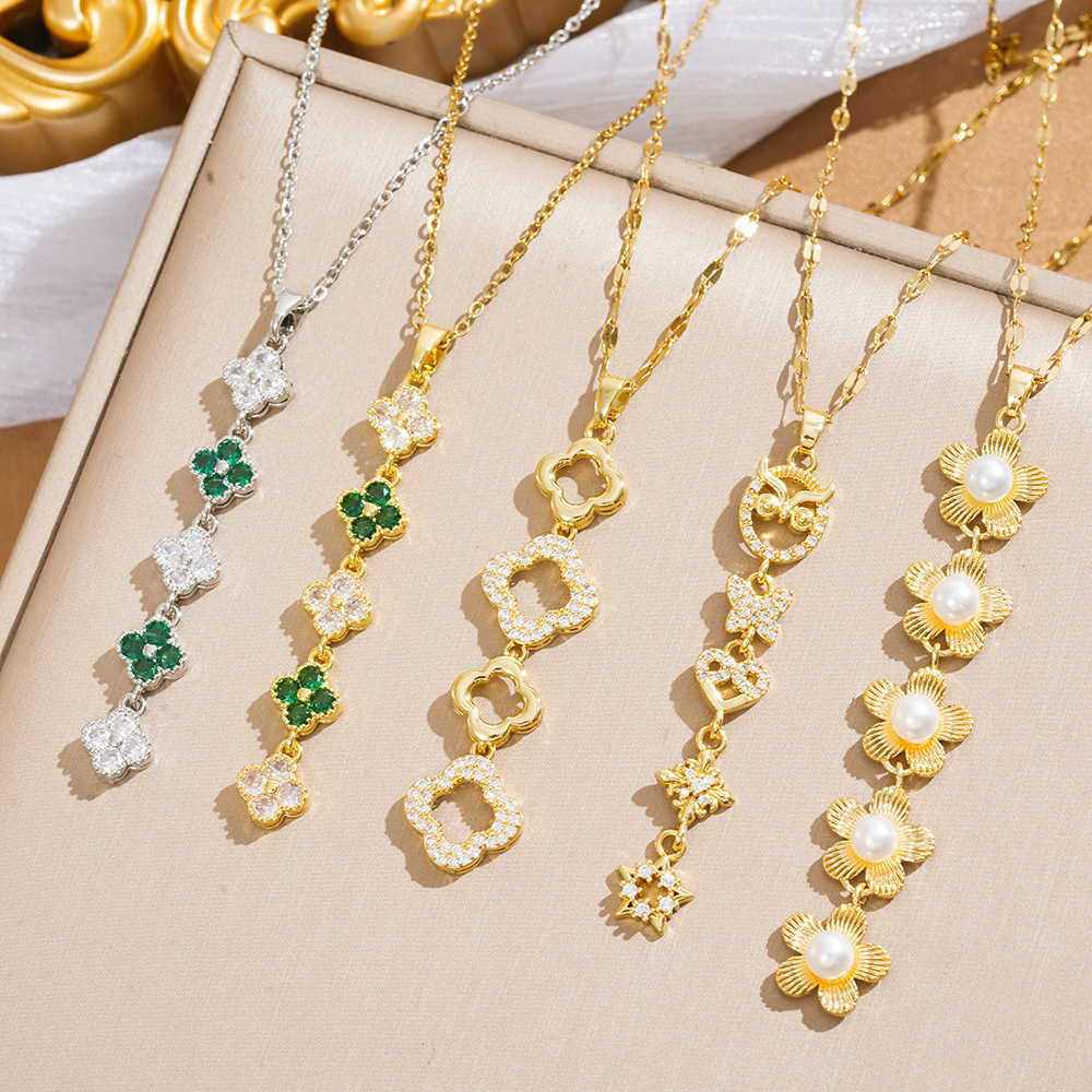 Cross-border Best-selling Tassel Fashion Simple Versatile Light Luxury Women's High-end Clavicle Chain