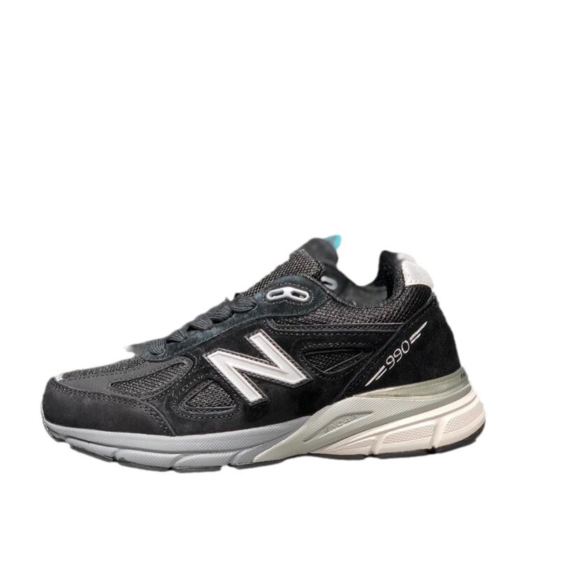 Premium Designer 990 V4 series, retro-style athletic sneakers men women, authentic American-made, designed for jogging and casual wear