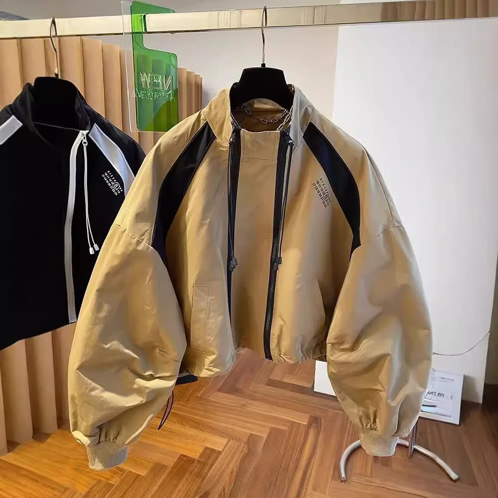 Zipper Niche Loose Casual Stand Collar Windbreaker Jacket Spring and Autumn Short Jacket Top 261016