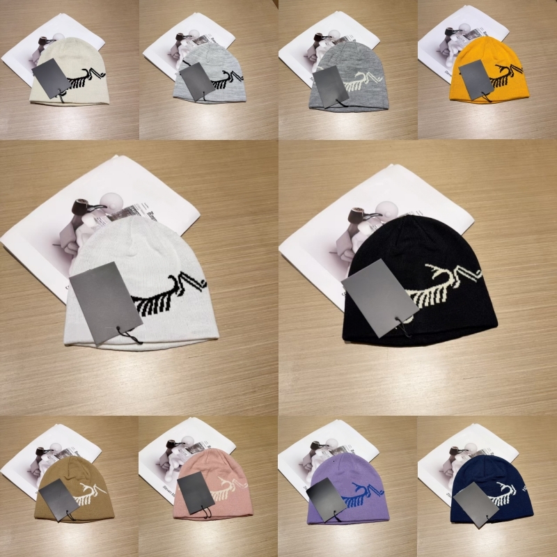 Arterik skull cap Womens Beanie Hat Slouchy Knit Cap Winter Warm Soft Toquee Uncuffed Thermal Wool Fashion Casual Streetwear Unisex Ladies Autumn Fa