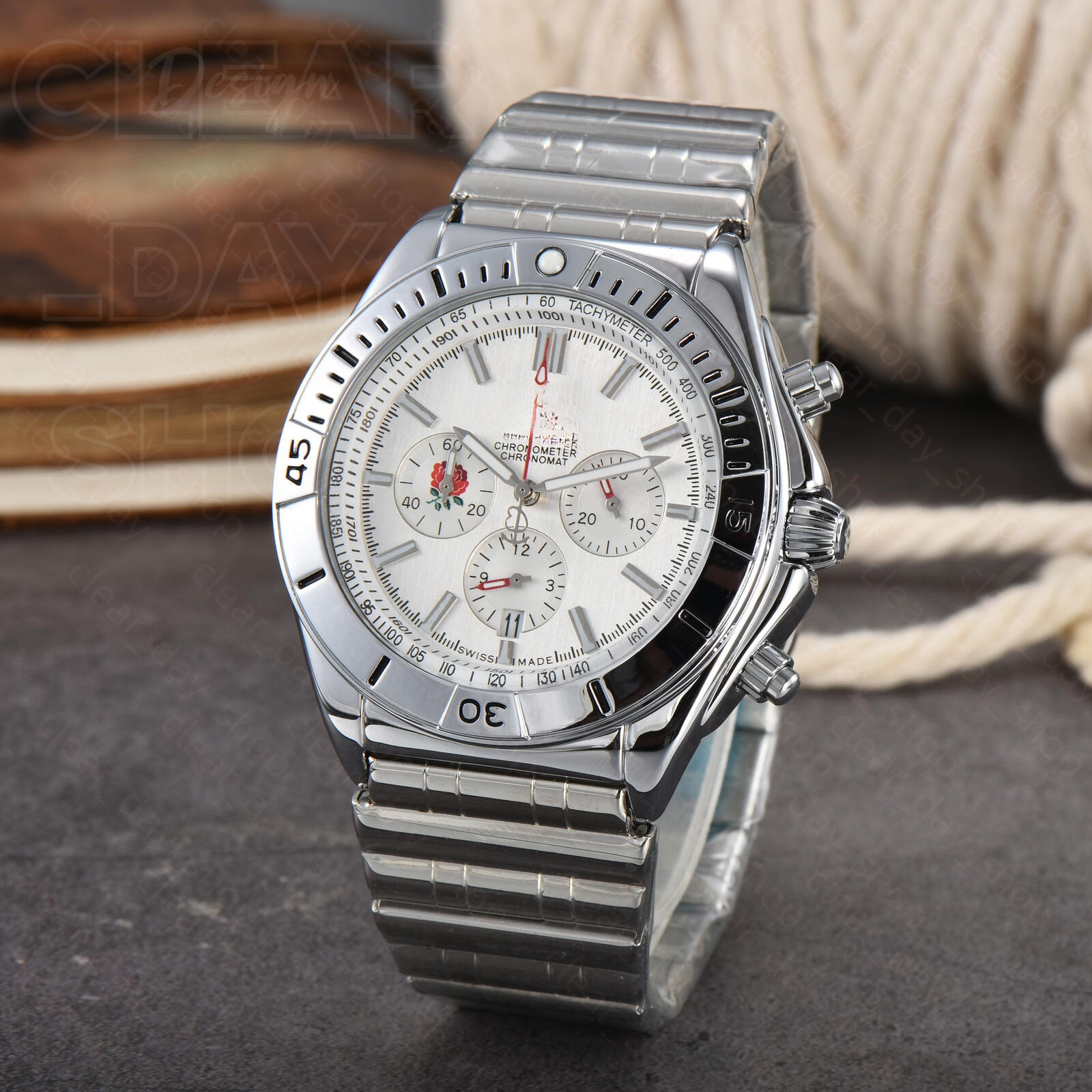 AAA Luxury Mens Chronograph Watch Designer Breitlinlylies Watch Quartz Automatic Movement Breitlness Watches Fashion Business Calendar Men Watch 7c7
