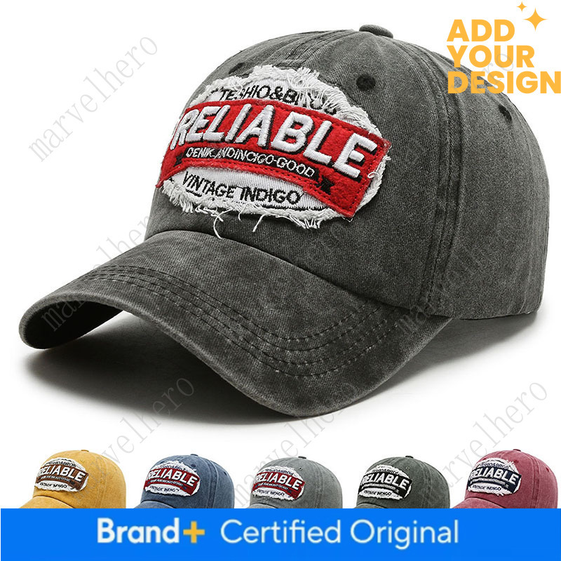 New Spring And Autumn Hat With Soft Top Letter Embroidery Washed Vintage Baseball Cap Unique Street Style Versatile Duckbill Cap