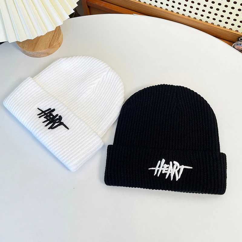 Beanie/Skull Caps Winter Hats For Unisex Beanies Knitted Solid Cute Hat Lady Autumn Female Beanie Caps Warmer Bonnet Men Casual CapT261017