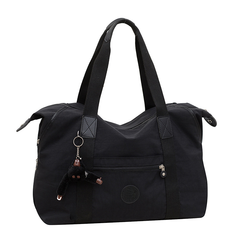 Kippling Bag Designer Nylon Kiplin Tote Bag Multi Zipper Pockets With Monkey Kiplink Charm Duffle Shoulder Lightweight Resistant Kids Travel Commute