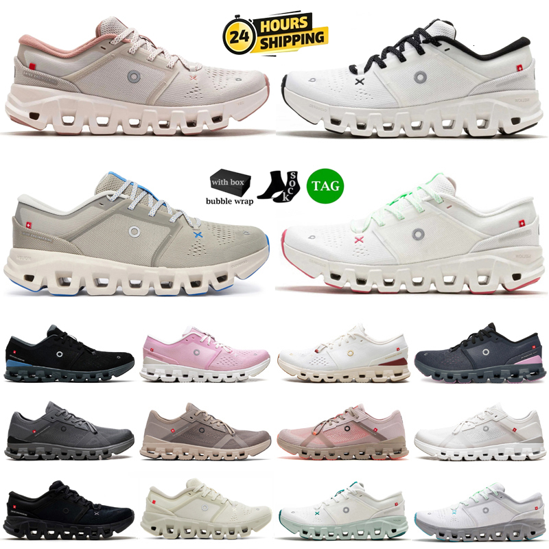 With Box Designer OC Running Shoes X 5 X 4 Mens Womens Sneakers Black White Pink Ivory lce Frost Alloy Brown Daily outfit Lightweight Outdoor Joggin
