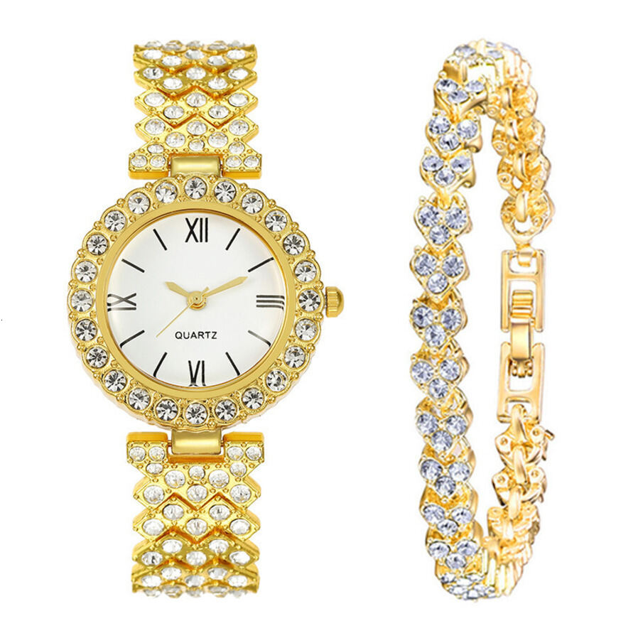 multi-function 30/50/100M waterproof sports Wrist Watch Set Wholesale Simple Versatile Diamond-Encrusted DIY Korean Style F ljh123