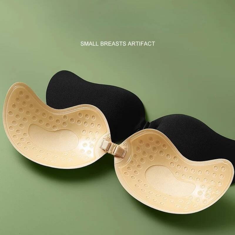 Invisible Strapless Adhesive Stick Bra Breast Tape Push Up Bras Women Lingerie Seamless Silicone Nipple Covers Bralette Pasties dongdumaoyi