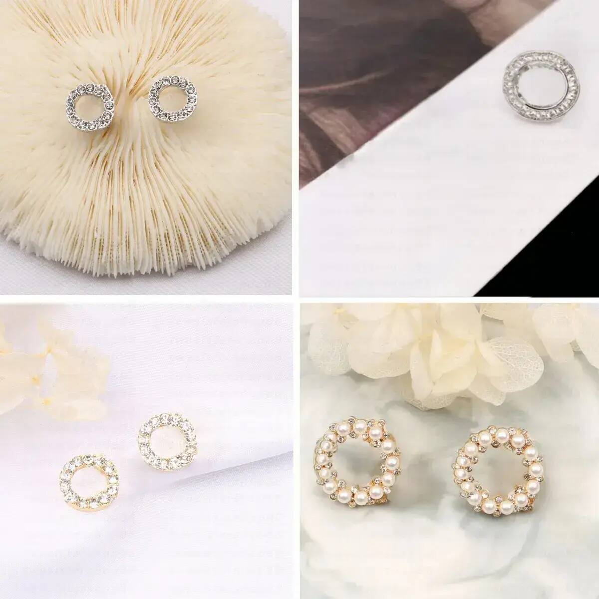 Stud Earring Top Quality Stud Fashion Earrings Woman Luxury Designer Multi Colors push back stud Women 18K Diamond Wedding Gifts Luxury Jewel