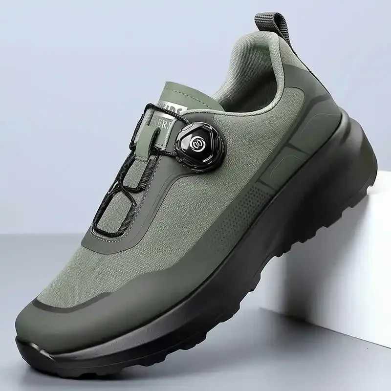 Casual Shoes Camping Men's Running Sports Shoes with A Lightweight Comfortable and Versatile Knob Mouth Solid Color Mountaineering Sneakers H26