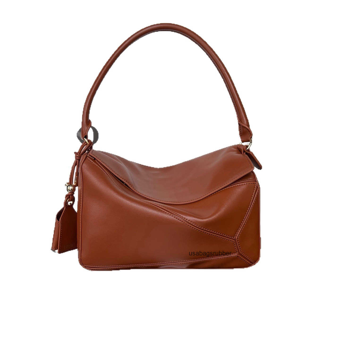 Modern Designer Style 26 new high end version cowhide geometric bag with diamond stitching versatile shoulder bag for commuting handbag underarm bag