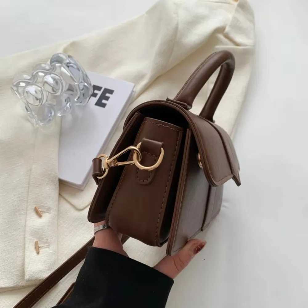 Shoulder Bags Casual Pu Leather Shoulder Bag Square Underarm Bag Crossbody Bag H261016