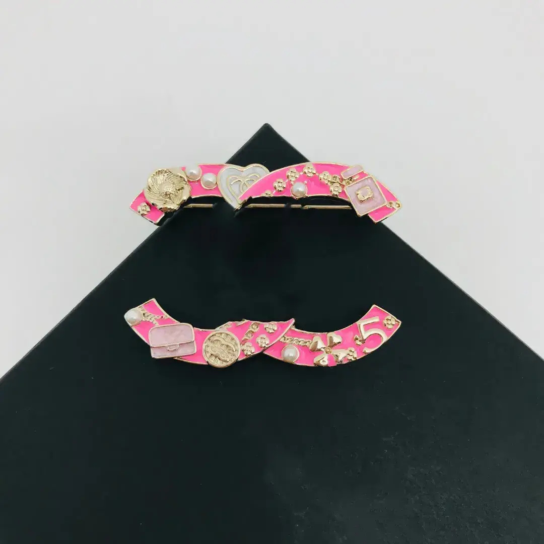 Brooch Designer Multi Pattern Enamel Pink Luxury Combination High Quality Men's And Women's Fashion Brand Brass lapel Collar Brooch Clothi