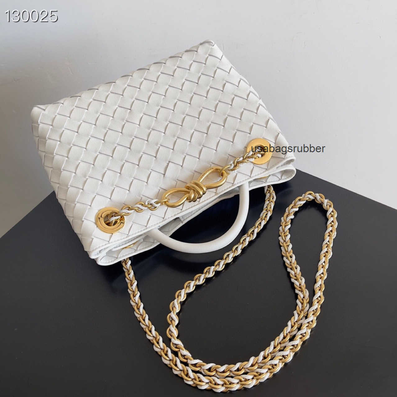 Opulent Designer Style Handwoven Top Handle Tote Bag Fashion Woven Design Purse For Party Occasions