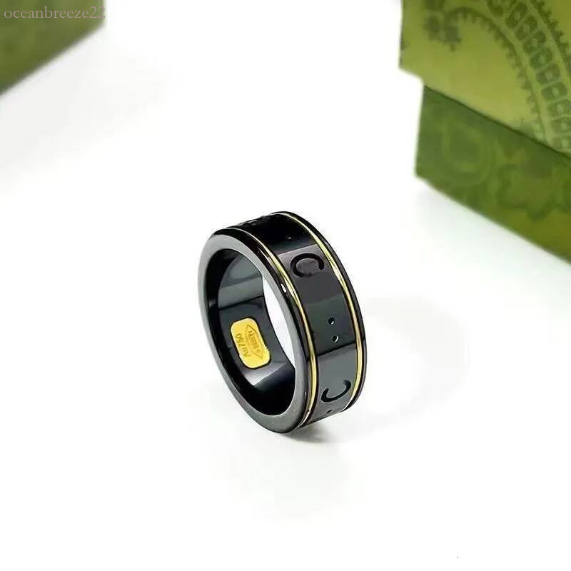 gg ring Designer Ring Brand Letter For Men Women Rings Ceramics Fashion gugu rings Extravagant Letters Ring Wedding Jewelry gucclyness rings 96c