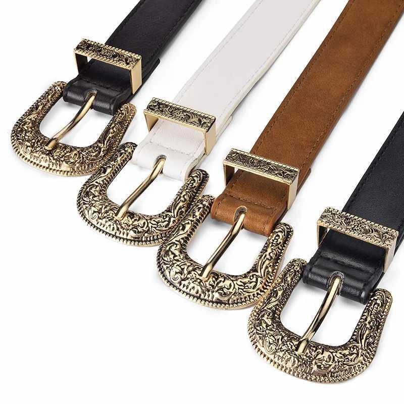 Buckle Women'S Needle Belt Carved Men'S Belt Punk Hip Hop Rock Style Jeans Pu Leather Belt eap Belt M261016