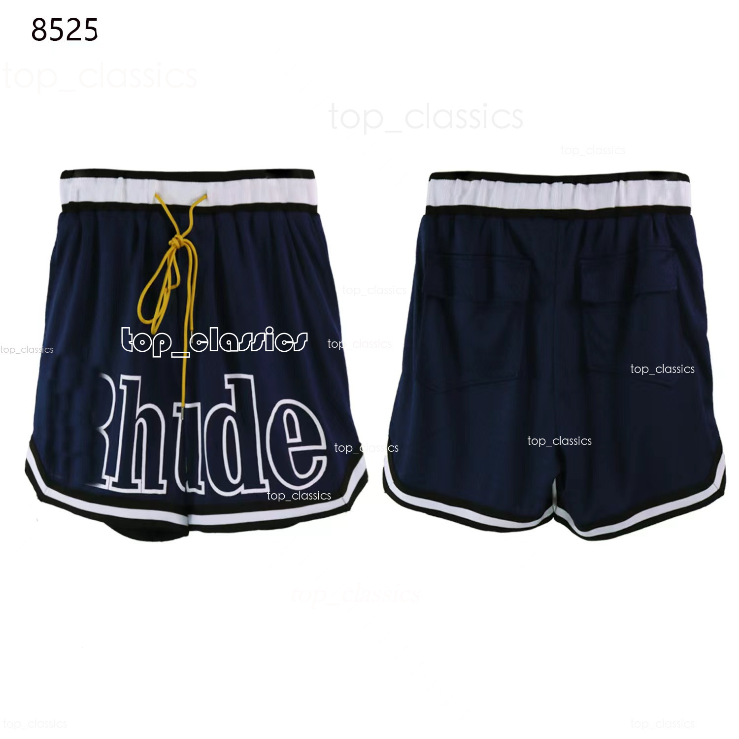 Rhud Short Athletic Short Gym Shorts Mens Sweat Short Fitness Summer Sports Shorts Bule Red Elastic Waist High Street Loose Casual Rhud Shorts Jogge