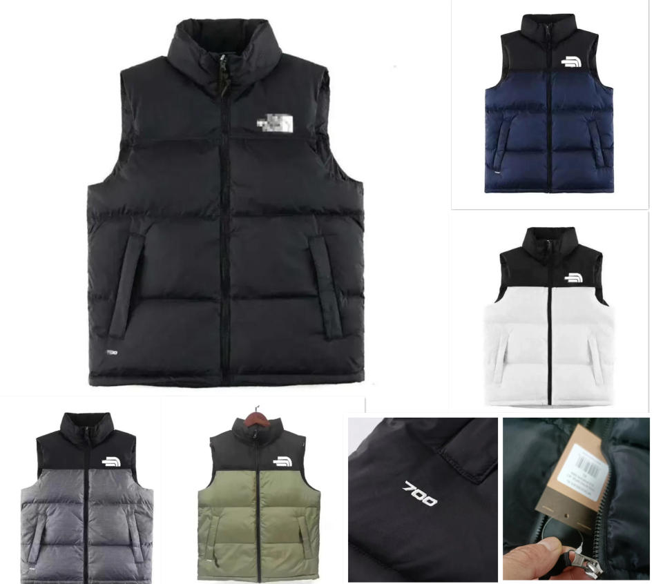Men Designer Puffer Vest Waistcoat Winter Down Vests Unisex Couple Bodywarmer Jacket Sleeveless Outdoor Warm Thick Outwear Clothing Gilet Uomo