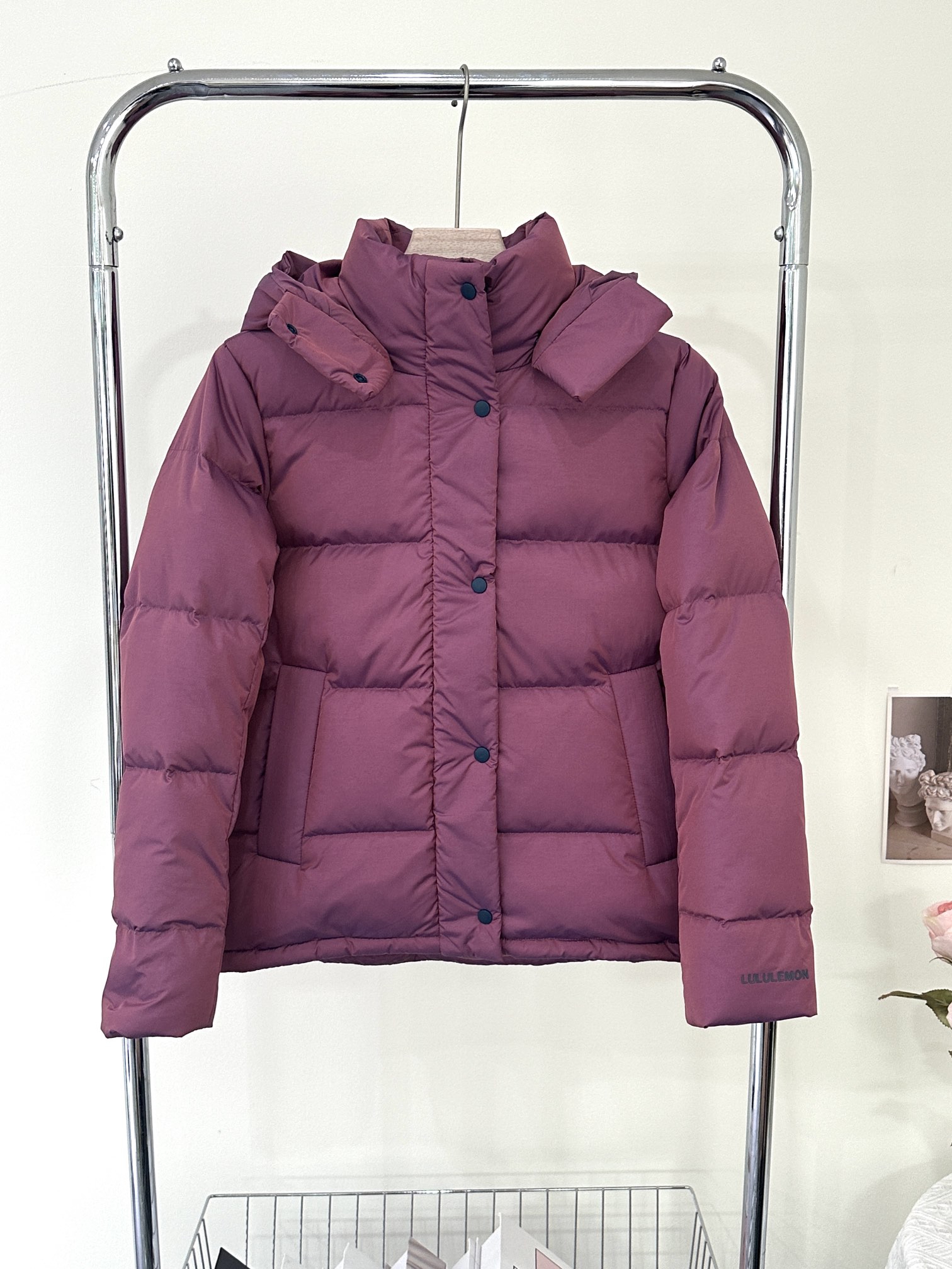 Wunder Puff Down Jacket Designer Women embroidery short Puffer Jackets Winter Long Jackets Warm FHooded Down Jacket parka Coat Size 2-10