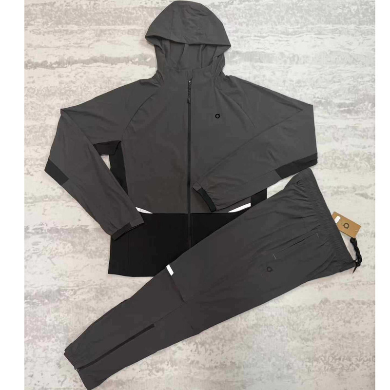 Oncloudds Mens Tracksuit Running Pantalon Coat Running Miller Jacket Sweatpants Two Piece Sportswear Breathable Designer Quick Dry Running Kids Trac