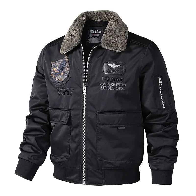 mens autumn winter thickened baseball uniform trendy coat Mens military fan jacket men MA1 american overalls pilot 261016