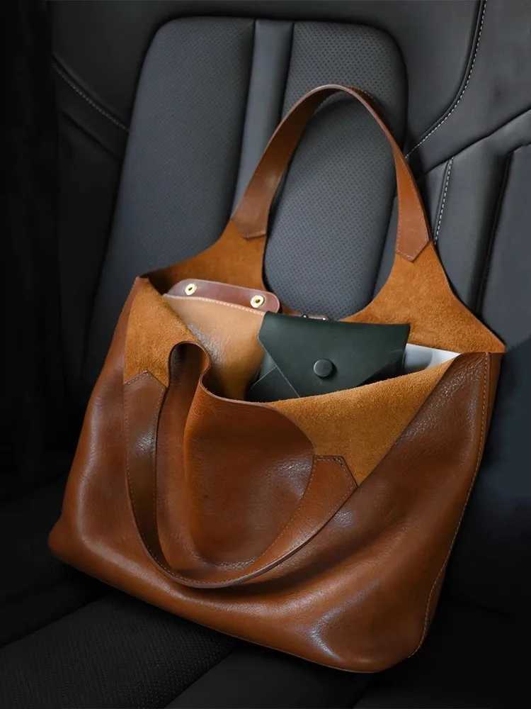 Designer Large Capacity Wen's Tote Totes Bag - Light Luxury Soft Shoder Bag Spacious Minimalist Handbag for Business Travel J261016