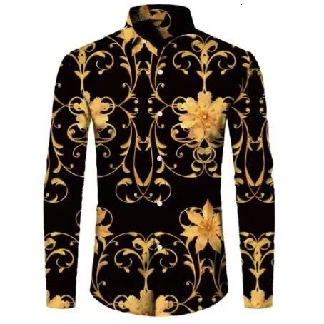 2026 New European And American Fashion 3D Printed Men's Long-Sleeved Shirts, Direct From The Manufacturer, Available For Drop Shipping Free