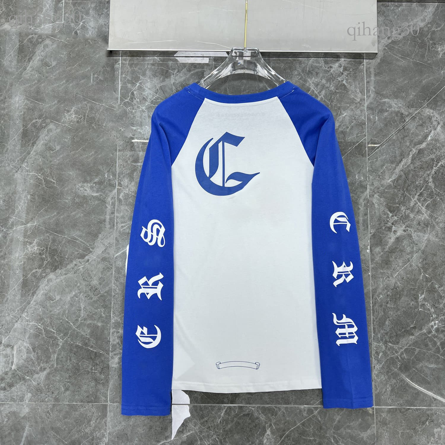 Chromed Hoodie Men Designer Crewneck Harajuku Y2k Streetwear Shirts Women Long Sleeve Sportswear Horseshoe Sanskrit Printed Chrome Round Neck Tops C