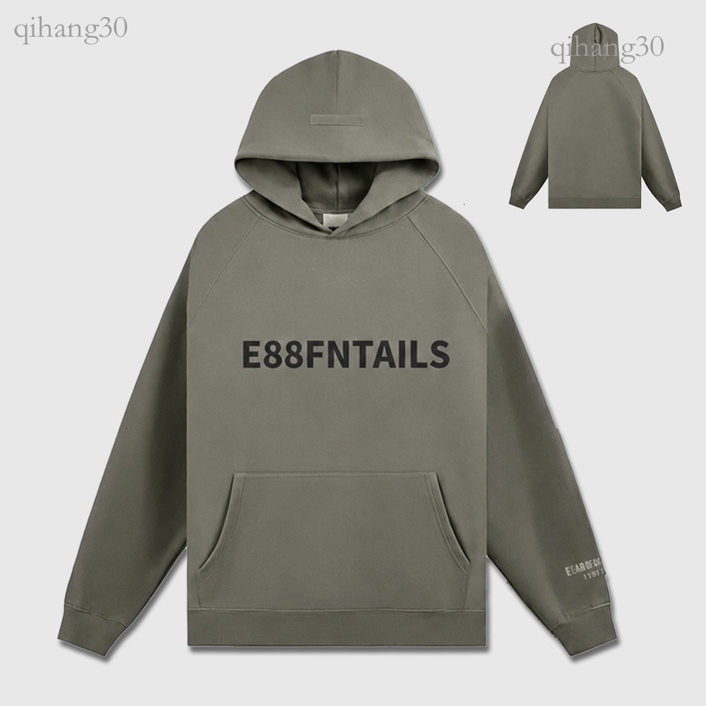 Essential Hoodie Men Designer Flocking Letters 3D Foam Print Oversized Minimalist Street Aesthetic Hoodies Unisex Pullover Sweatshirt Esstials Sweat