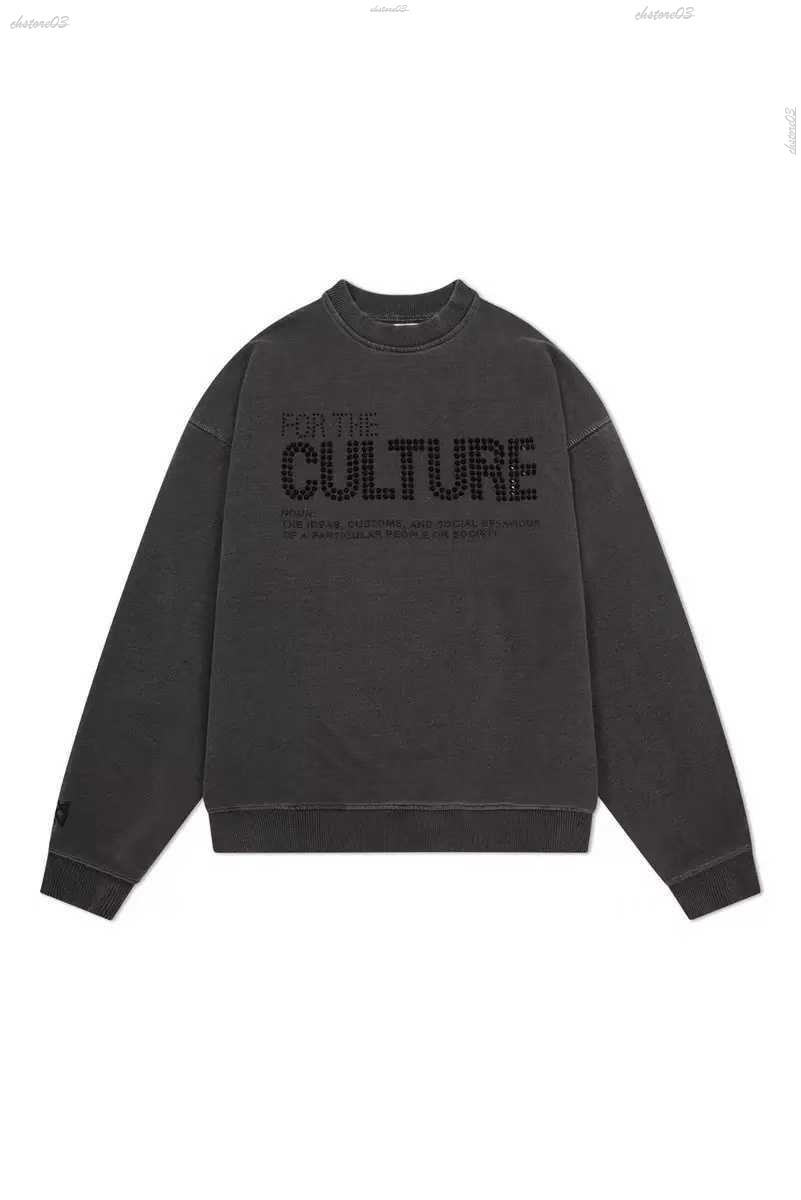 For The Culture Hoodies Sweatshirts Fashion Loose Hoodie Street Alphabet Pattern Printing Mens Casual Sportswear Women's Gothic Winter For The