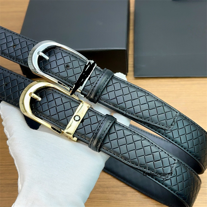 Belts Designer Belts Men's Casual Business Leather Belt Alloy Pin Buckle with Letter Initial Adjustable Waist Belt for Daily 2026 Office Wear