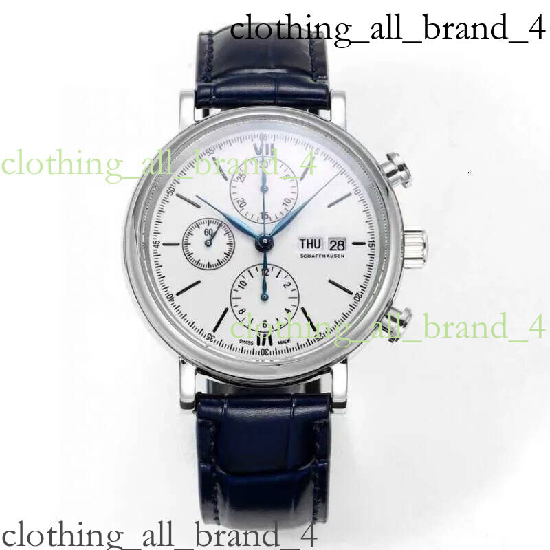 Iwcpilot Designer Luxury Automatic Mechanical Men Wanpai Wave Iwcbrand Watch Fino Series Six Hand Chronograph High Quality Manufacturers Iwcpilotwat