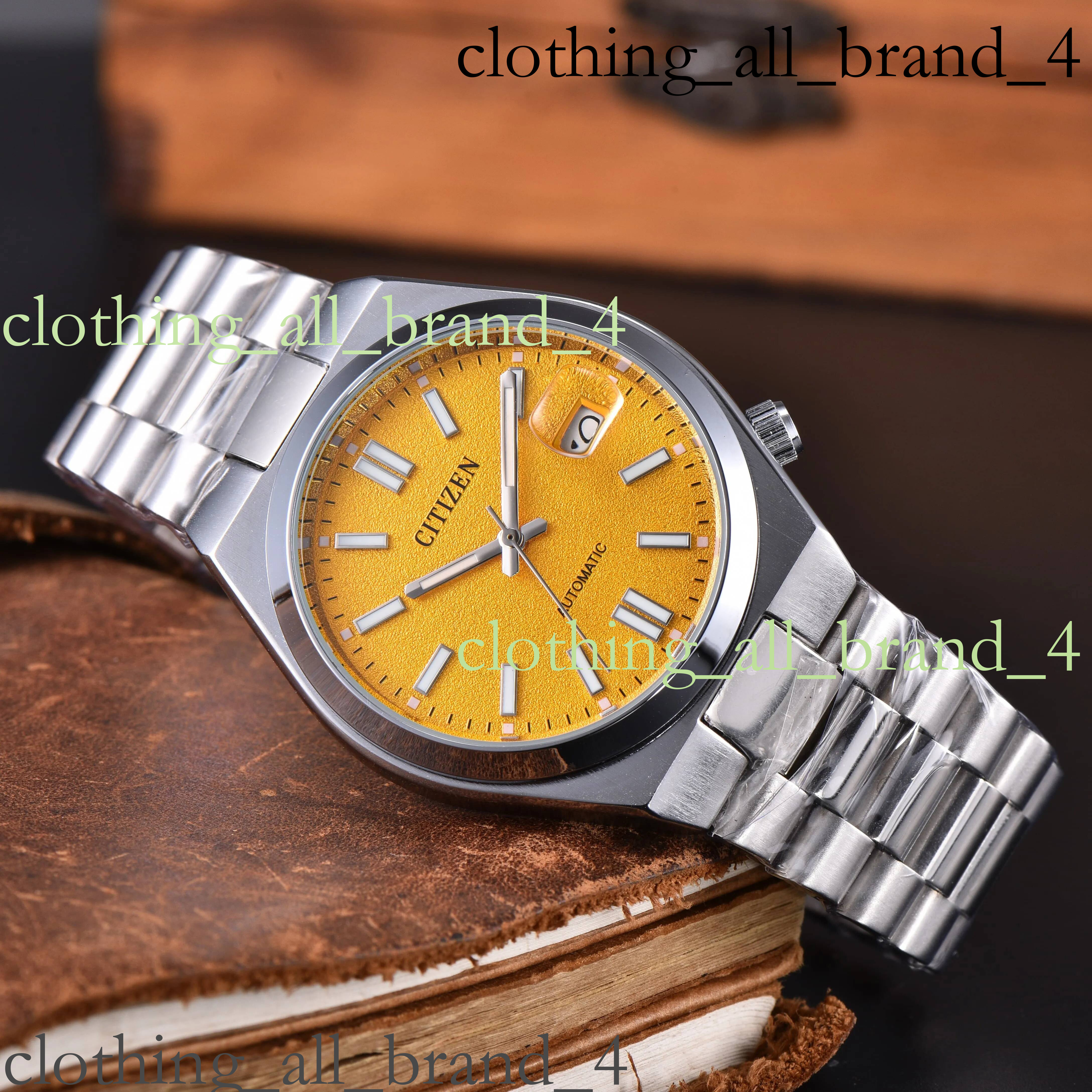 Citize Watch Men Luxury Trend Citi Quartz Calendar Waterproof Multi Function Fancy Round Stainless Automatic Date Designer High Quality Mens Citizen
