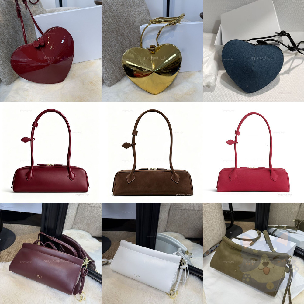 Alia Heart Designer Bag Le Coeur Love Shaped Heart Bag Crossbody Genuine LeatherHandbag Luxury Single Shoulder Crossbody For Women Alaiia Evening Ba