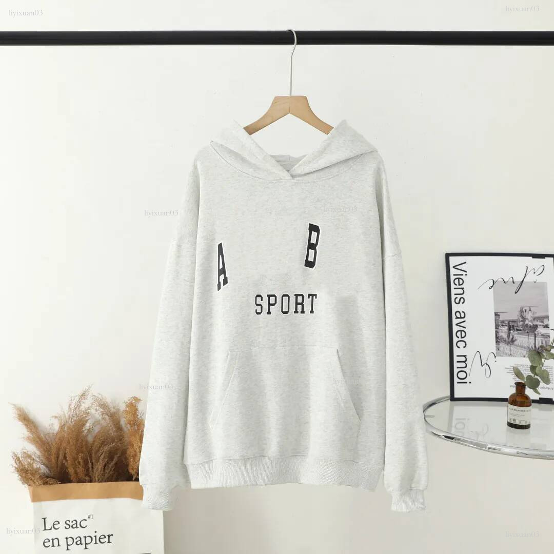 Luxury Designer Womens Hoodie Crew Neck Hoodies Trendy Fleece Sweatshirts Women Terry Pullover Cotton AB hoodie Loose Streetwear Hoody Sweatshirt 6e