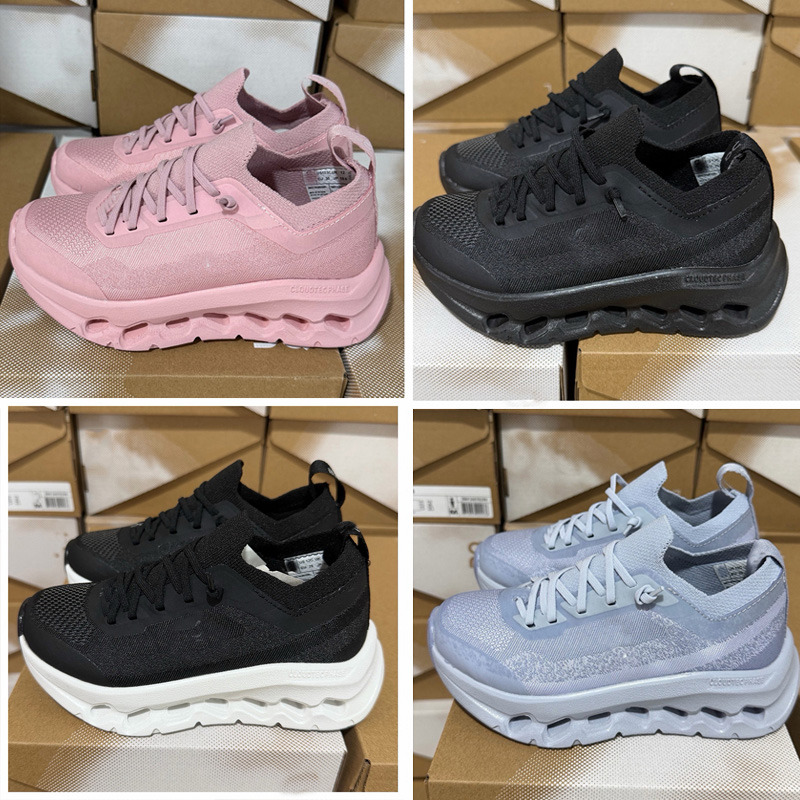 Trendy Kids Shoes Phase Trainers Soft Cushioned Knit Boys Girls Running Shoes Slip Resistant Durable Platform Sneakers Daily Casual Outdoor Sports A