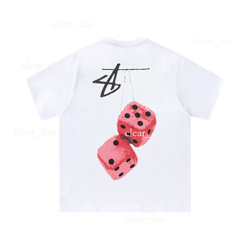2026 NEW Designer Studded T Shirt Classic Letter Print Graphic Studded Shirts Black 8Ball Tee Vintage Hip Hop Loose Short Sleeve Tops Men Tshirts cc
