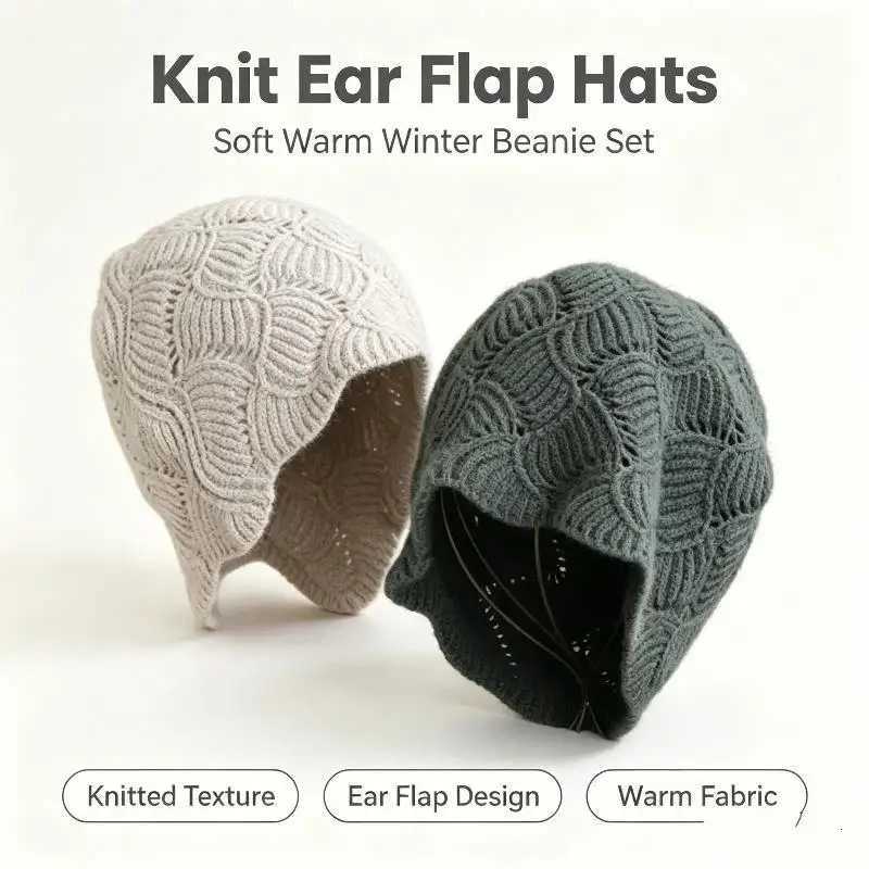 Beanie/Skull Caps 2026 New Y2K Autumn Winter Wool Hat Women Fashion Vintage Knitted Hats Versatile Cap Spring Hat Foldable Hat Q261017