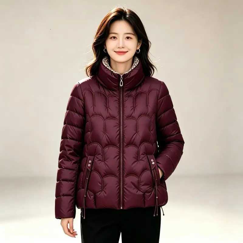 Women's Down Parkas Fashion Women Puffer Jackets Down Cotton Jacket New Autumn Winter Warm Short Coat Female ParkaT261017