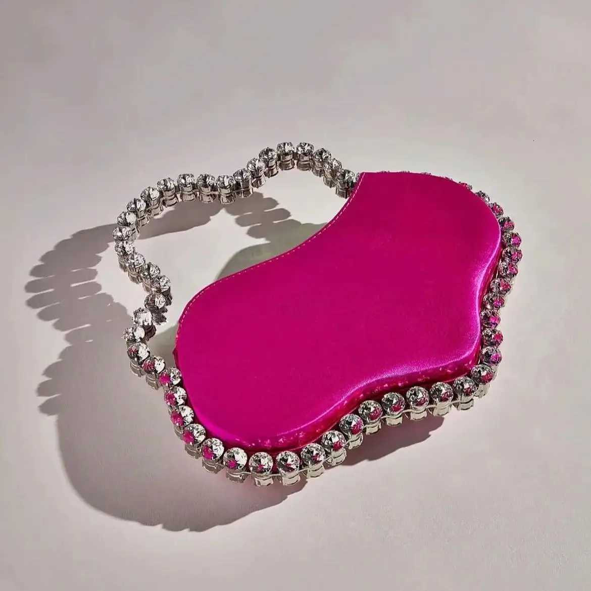 Evening Bags Fashion Cloud Round Satin Diamonds Evening Purse High Quality Clutch Bag Women Prom Party Day Bag H261016