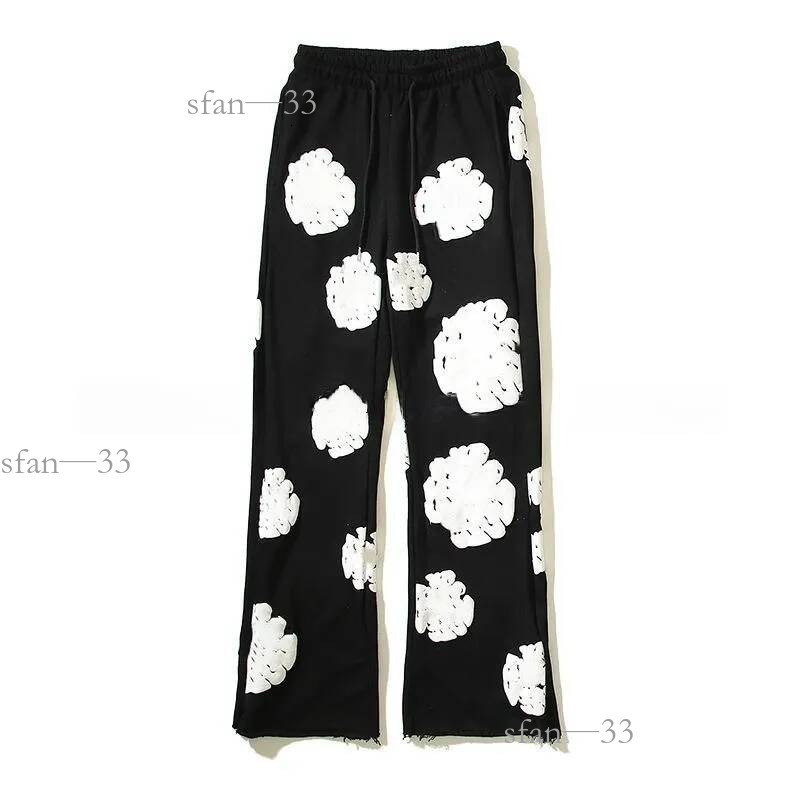 Denimhoodie Tears Versatile Designer Hoodies Men Casual Pants Street Hoodies Designer Men Foam Flower Print For Men Women Sleeved Hiphop Round Neck