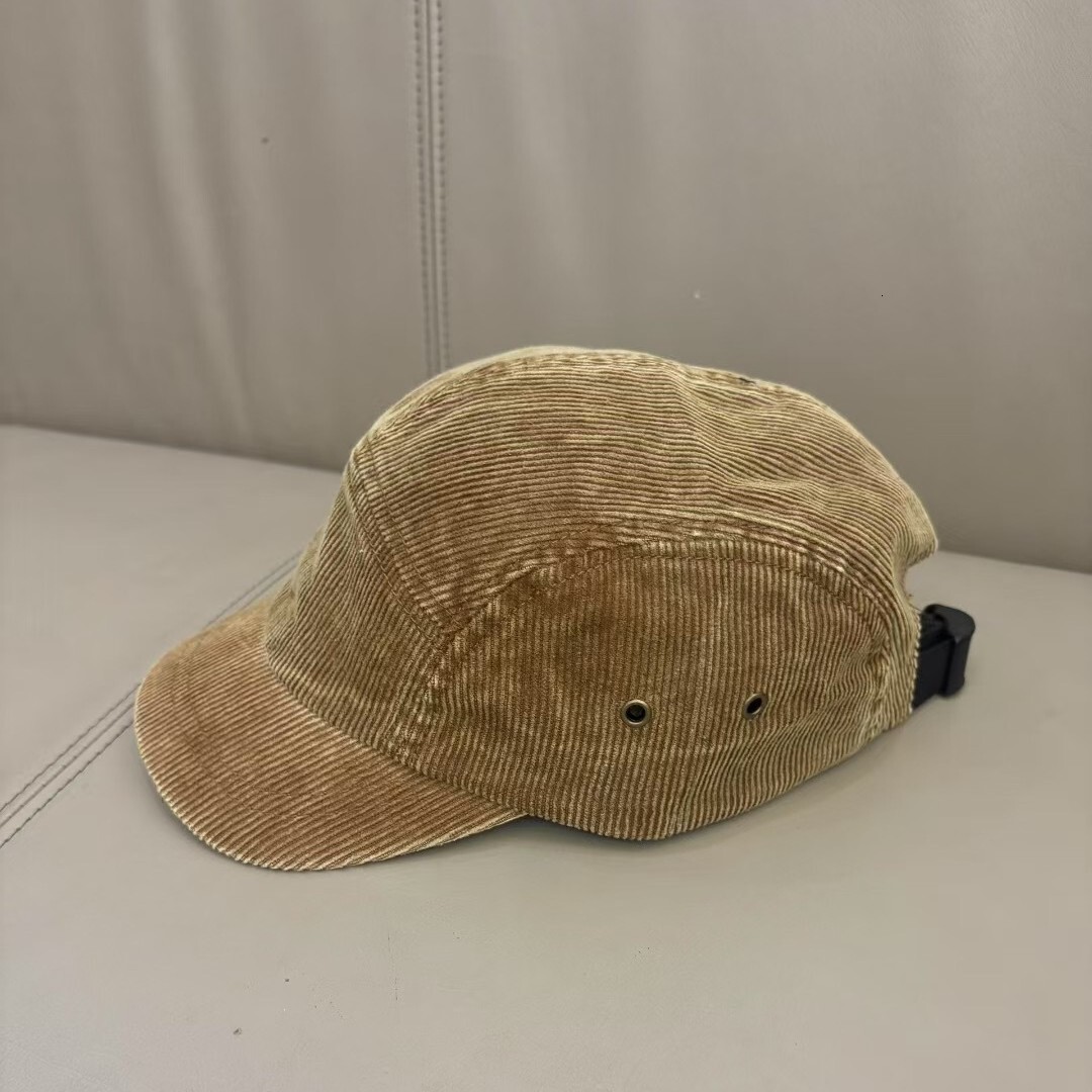 High-quality autumn and winter corduroy washed soft-top baseball cap, Korean-style, fashionable, versatile, solid-color, unisex