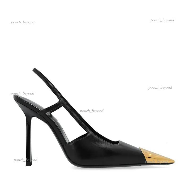 yslshoesfor shoes yslshoesfor women Mules Dress Shoes High Heels Womens Designer Leather Pumps Lady Sandals Style Slingback Heels Golds ysllysness h