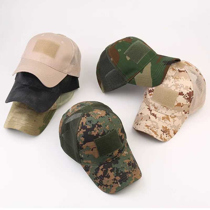 Sports Outdoor Sunscreen Unisex Quick-Drying Hat Men Casual Cap Female Unisex Camouflage Hunting Fishing Army Baseball Cap M261016