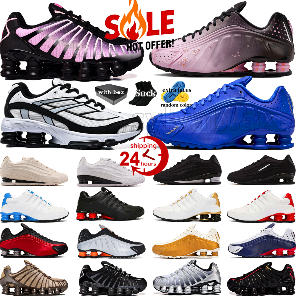 With Box Designer Running Shoes TL R4 Ride Z NZ Mens Womens Sneaker Triple Black Racer Blue Black Pink Fade Comfortable Versatile Low Top Outdoor Le