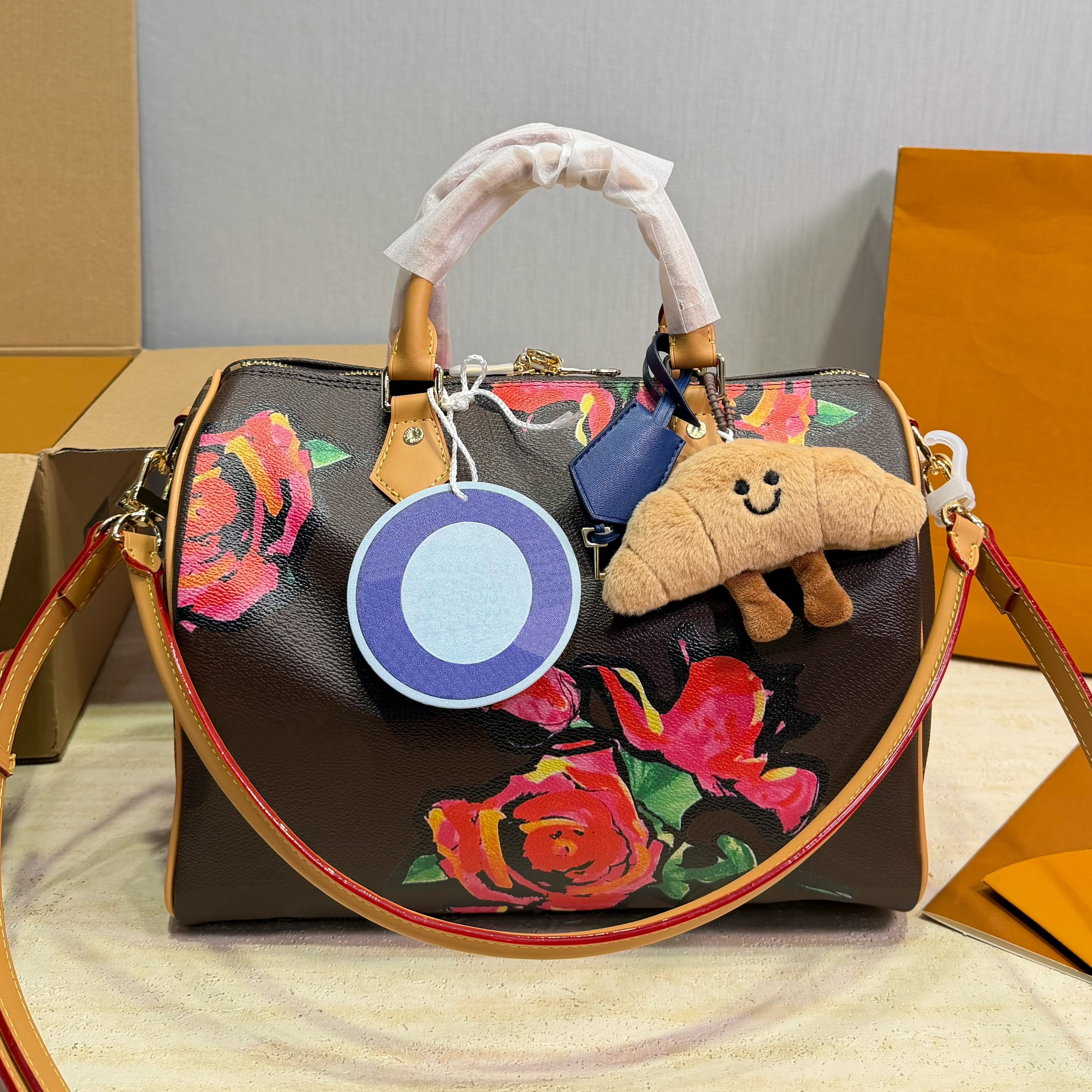Top quality pillow bag designer women bag Shoulder bag womens Crossbody bag luxurys handbags Fashion classic Flower pattern handbag with dust bag